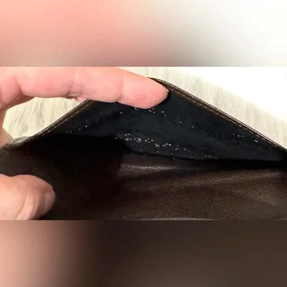 Authentic Vintage Louis Vuitton Damier Ebene Pattern Bifold Wallet GUC - Picture 10 of 15